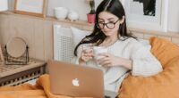 woman watching bitcoin ethereum crypto news and trading tips price analysis on tablet